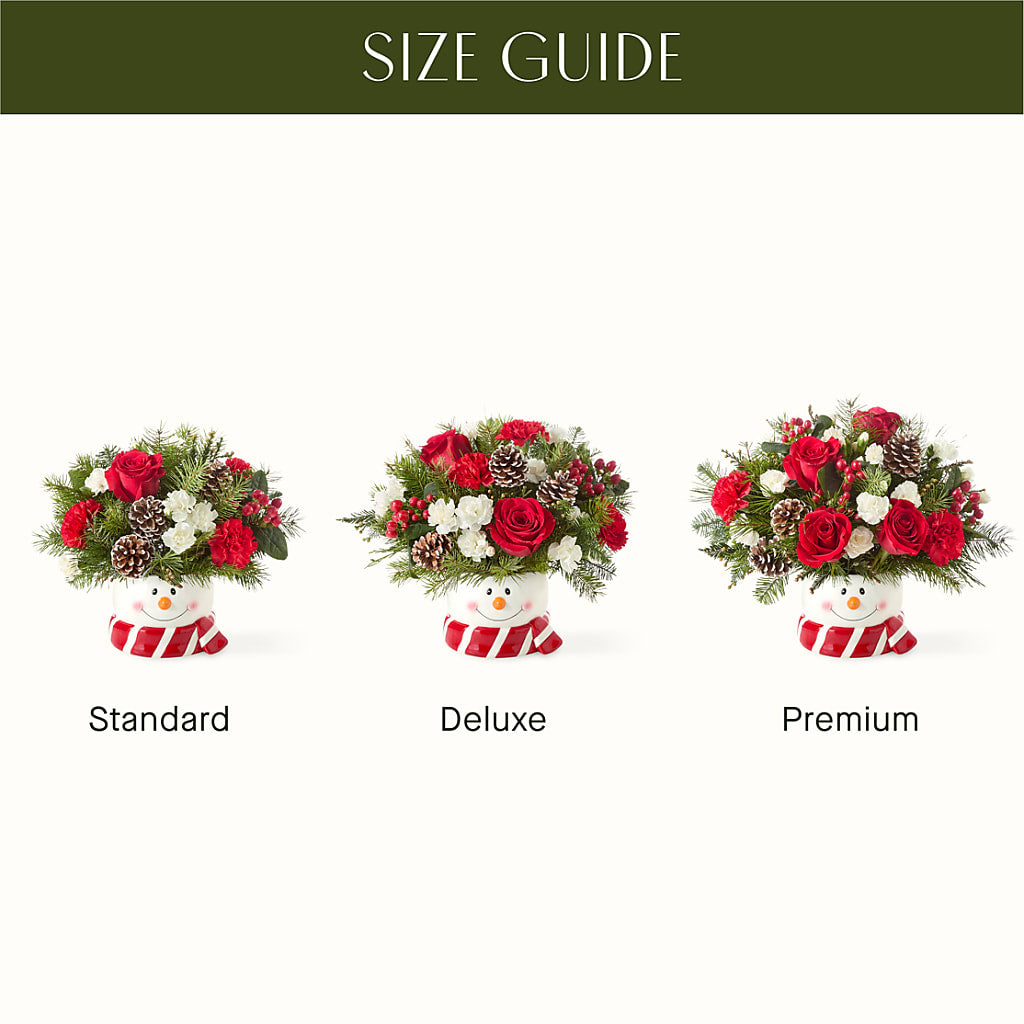 Jolly Snowman Bouquet – Floral Expressions, Auburn IL