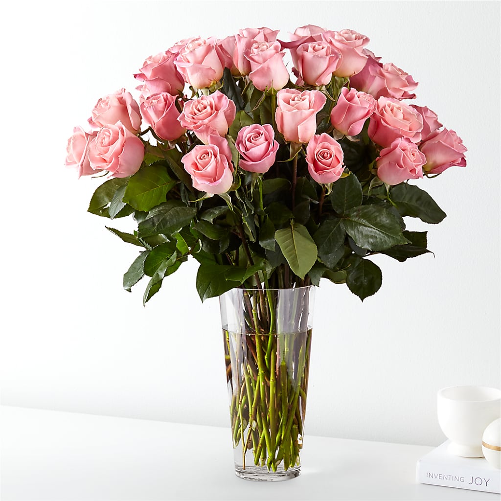 Long Stem Pink Rose Bouquet – Floral Expressions, Auburn IL
