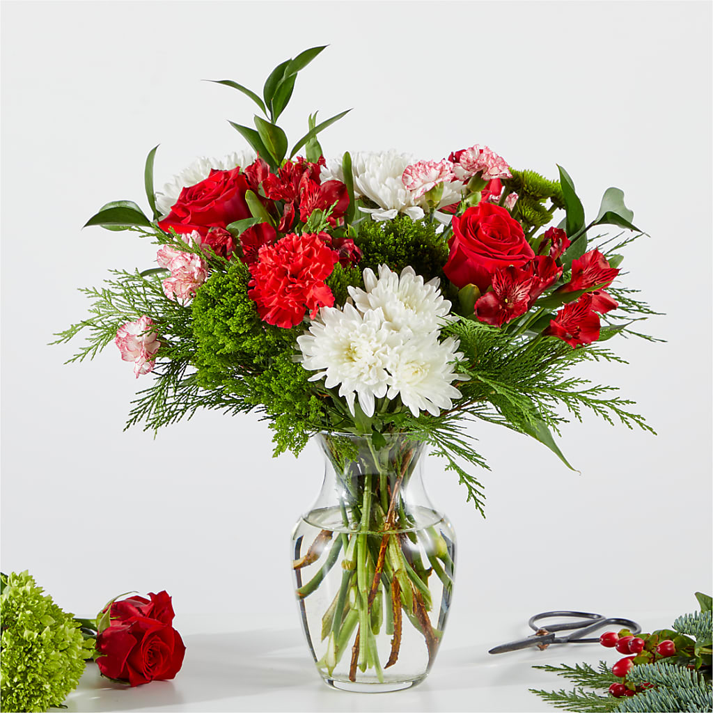 Merry Moment Bouquet – A Florist Original – Floral Expressions, Auburn IL