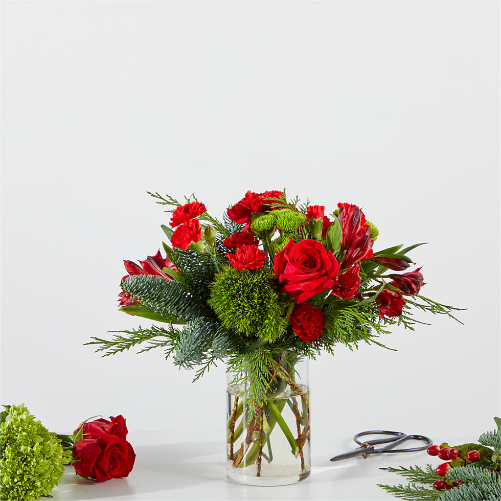 Merry Moment Bouquet – A Florist Original – Floral Expressions, Auburn IL