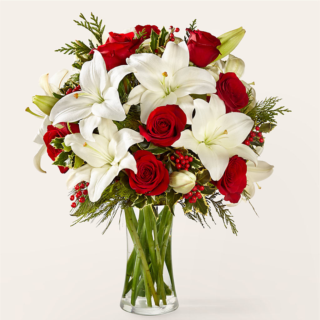Sparkling Snowflakes Bouquet – Floral Expressions, Auburn IL