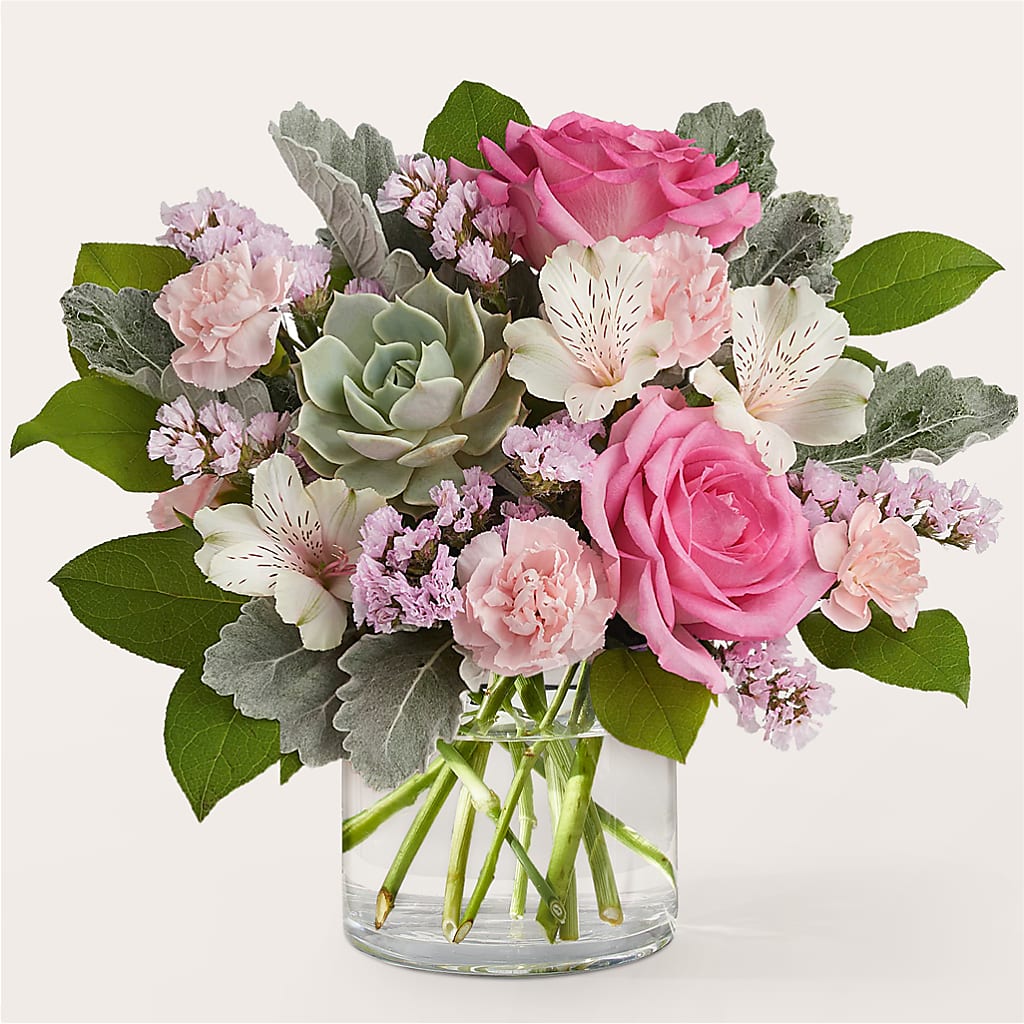 Dusty Rose Bouquet – Floral Expressions, Auburn IL