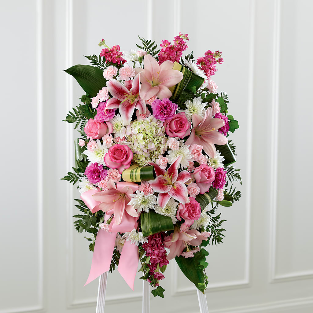 Comforting Standing Spray – Floral Expressions, Auburn IL