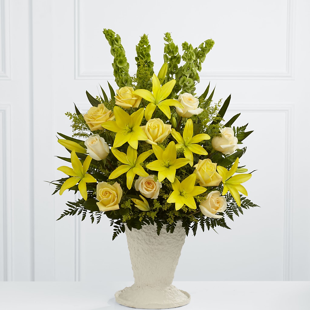 Golden Memories Arrangement – Floral Expressions, Auburn IL