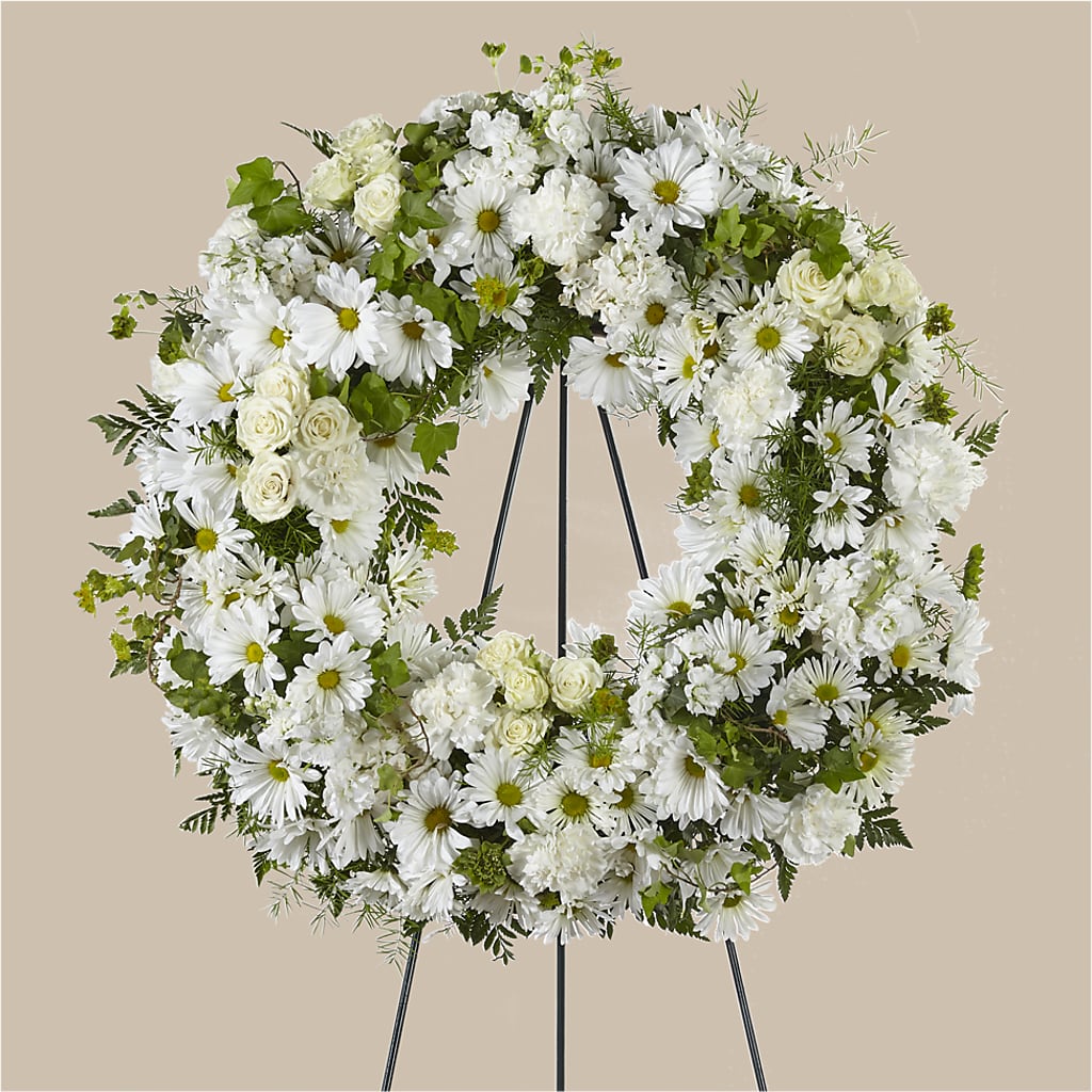 Faithful Wishes Wreath – Floral Expressions, Auburn IL
