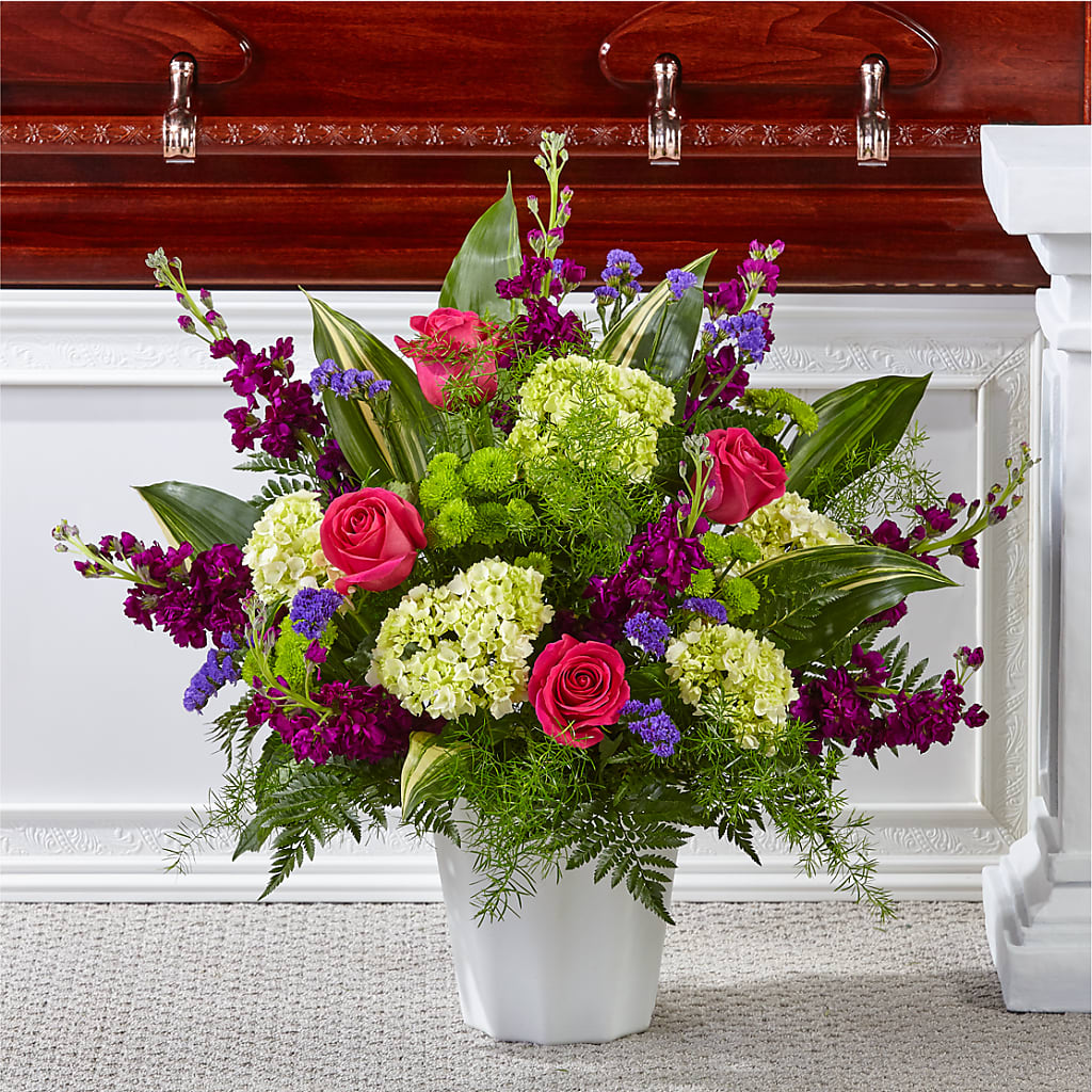 Beautiful Horizons Floor Basket – Floral Expressions, Auburn IL