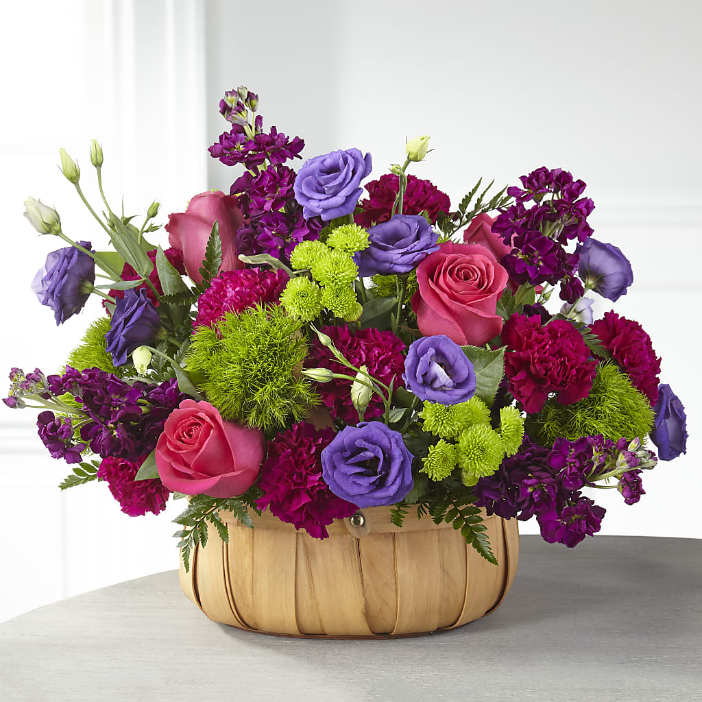 Serene Sanctuary Basket – Floral Expressions, Auburn IL