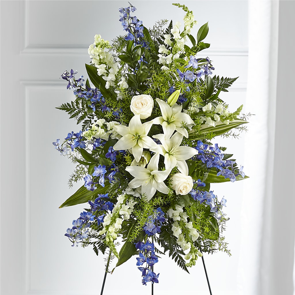 Faithful Friend Standing Spray – Floral Expressions, Auburn IL