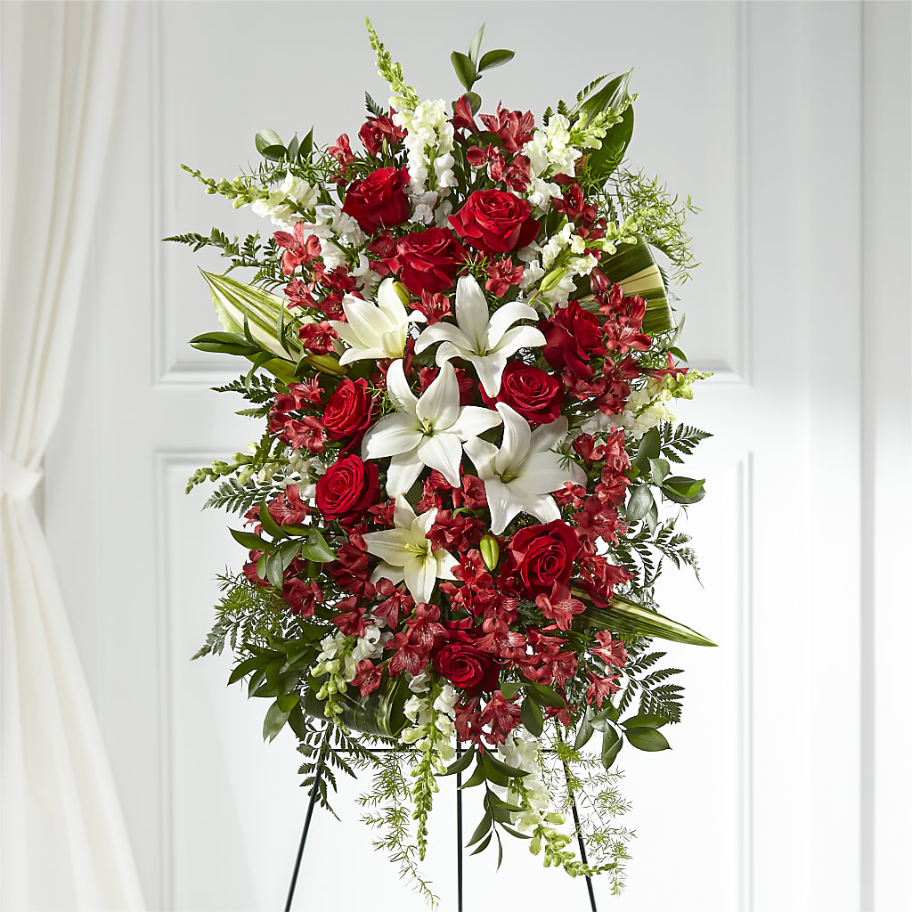 Everlasting Memory Standing Spray – Floral Expressions, Auburn IL