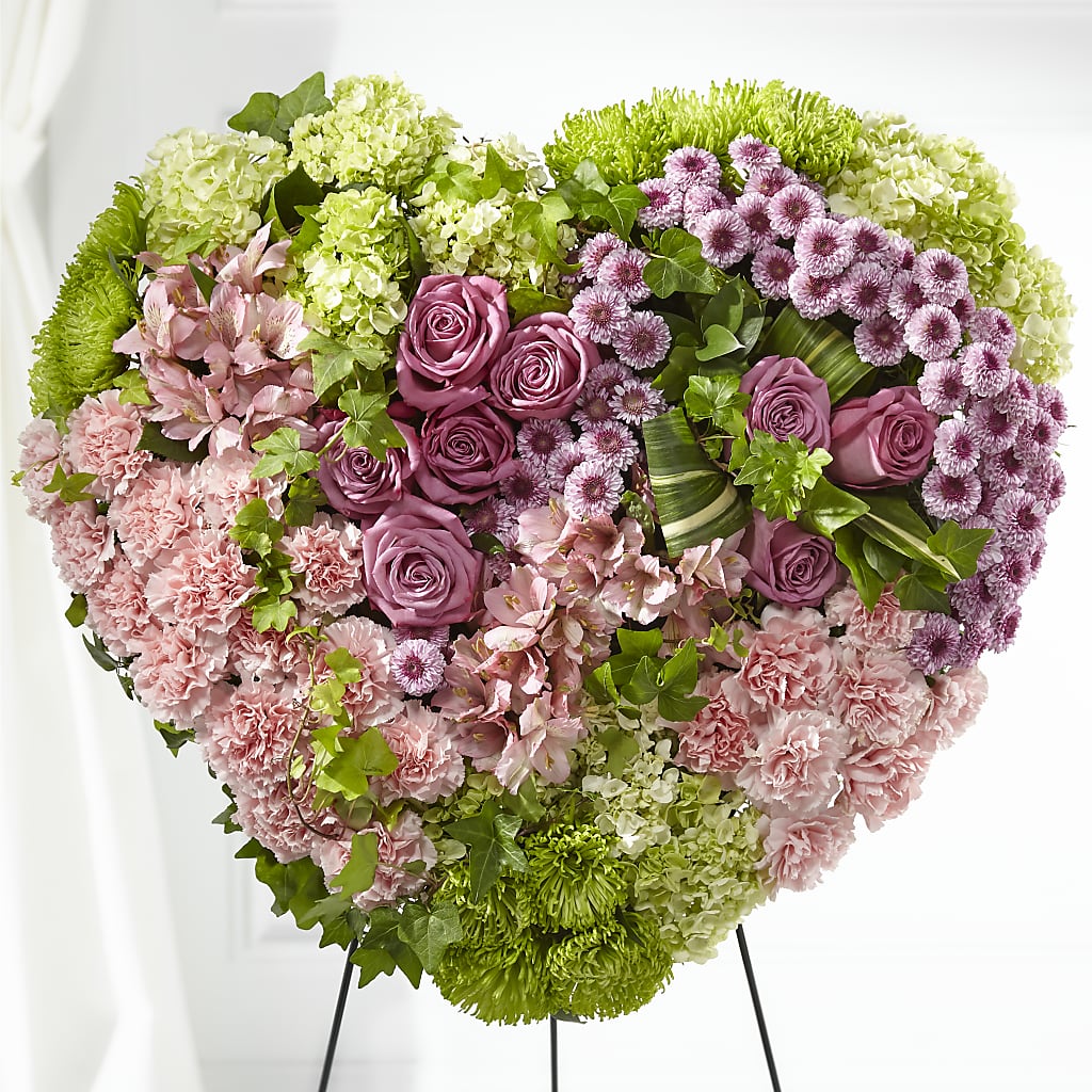 Heartwarming Standing Heart – Floral Expressions, Auburn IL