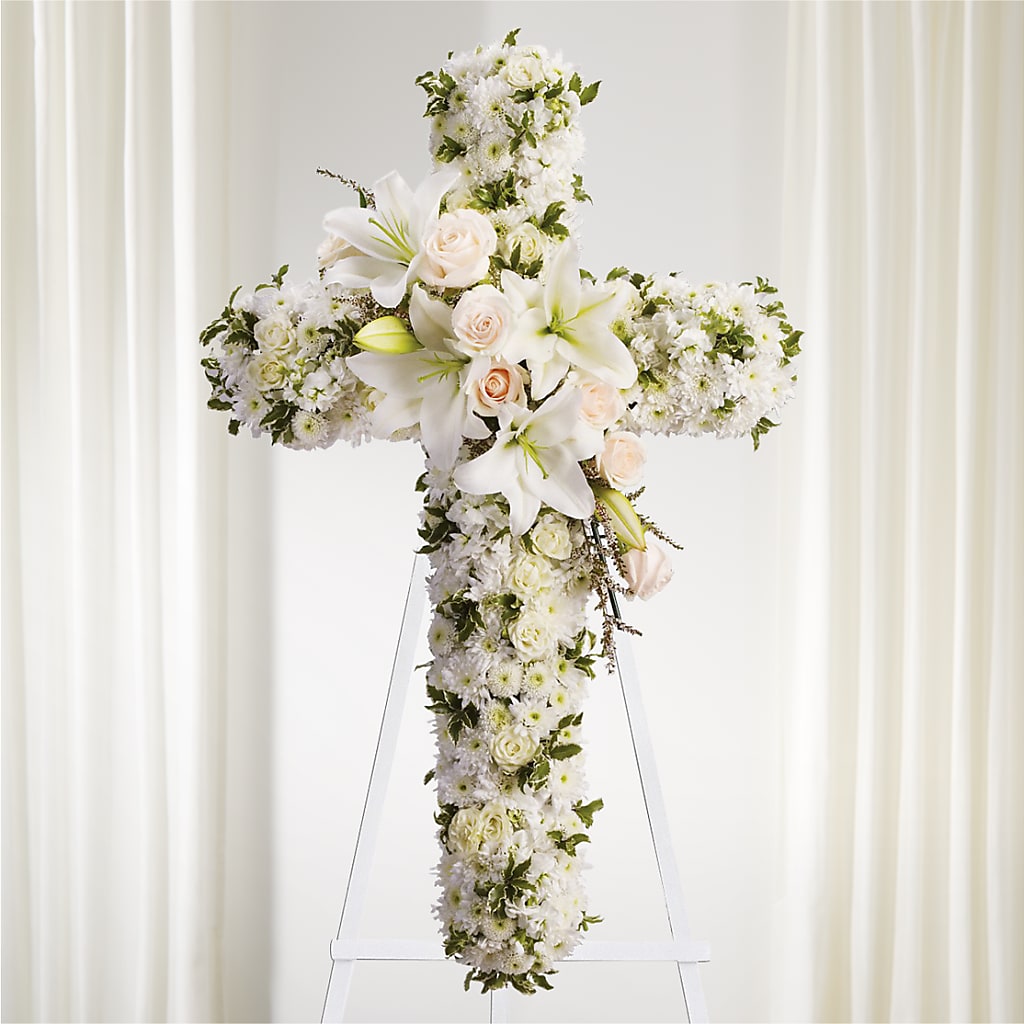 Spiritual Guidance Standing Spray – Floral Expressions, Auburn IL