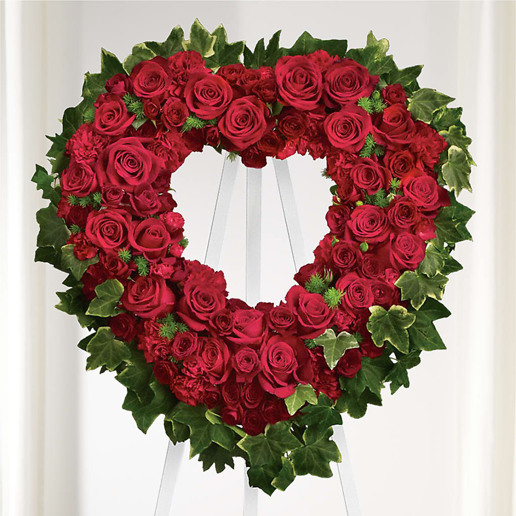Wholehearted Standing Spray – Floral Expressions, Auburn IL