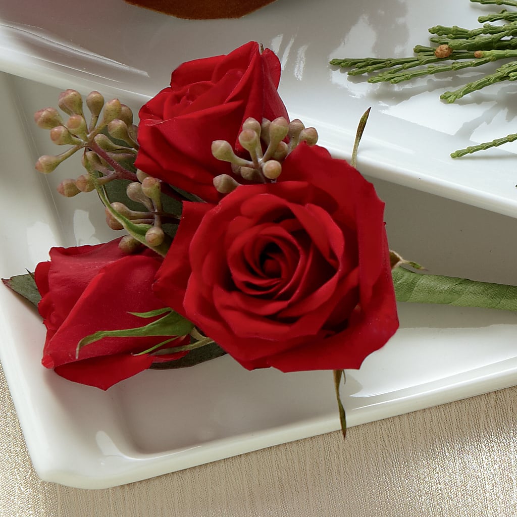 Red Spray Rose Boutonniere – Floral Expressions, Auburn IL