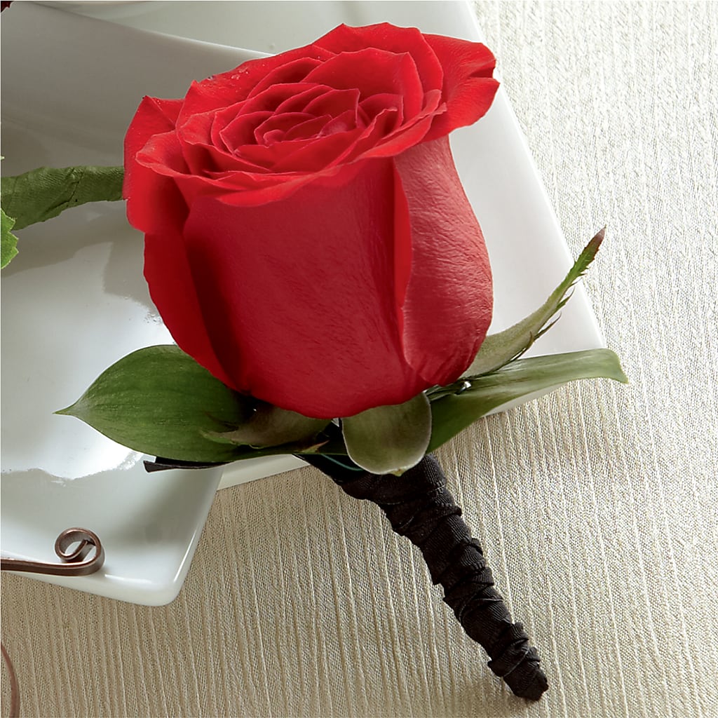 Red Rose Boutonniere – Floral Expressions, Auburn IL