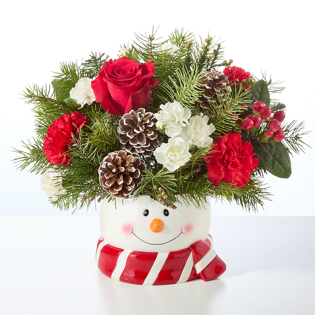 Jolly Snowman Bouquet –  Floral Expressions, Auburn IL