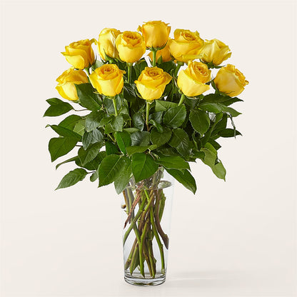 Long Stem Yellow Rose Bouquet –  Floral Expressions, Auburn IL