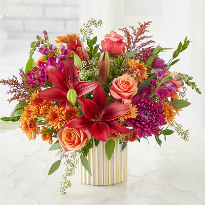 Burgundy Landscape Bouquet –  Floral Expressions, Auburn IL