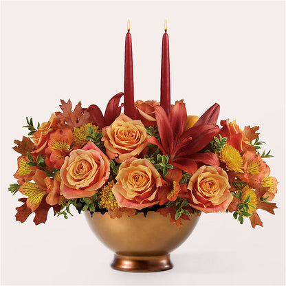 Harvest Table Centerpiece –  Floral Expressions, Auburn IL