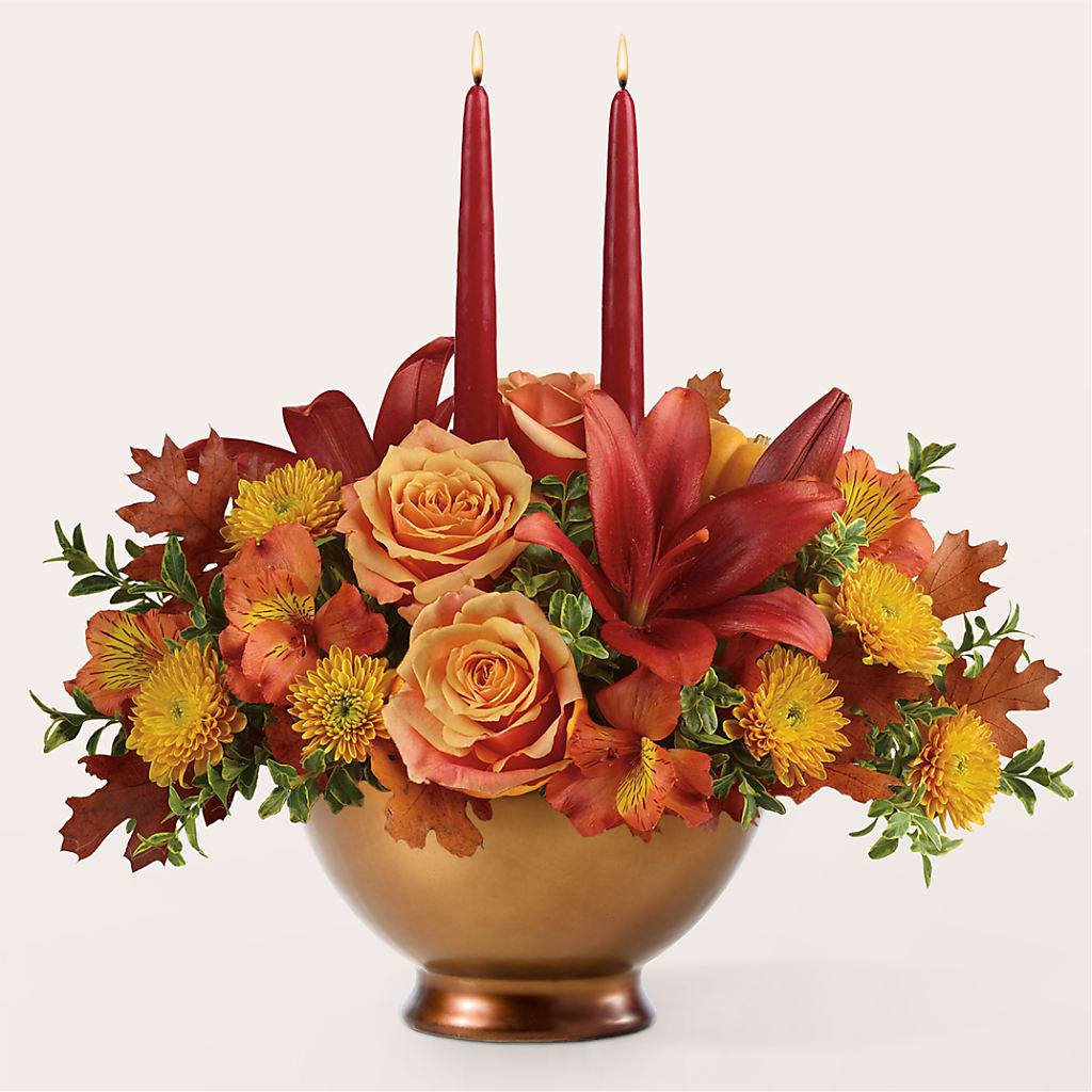 Harvest Table Centerpiece –  Floral Expressions, Auburn IL