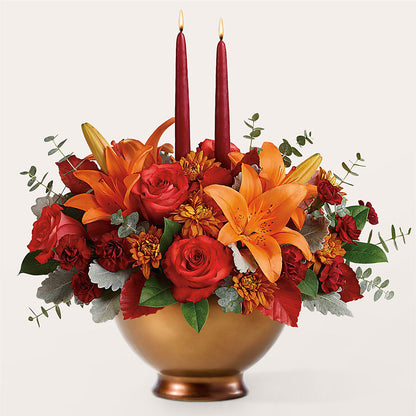 Fruits of Fall Centerpiece –  Floral Expressions, Auburn IL