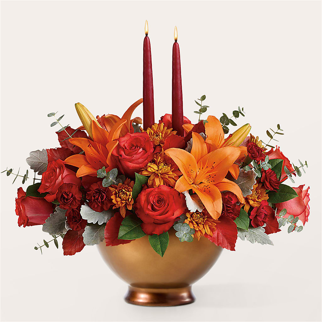 Fruits of Fall Centerpiece –  Floral Expressions, Auburn IL