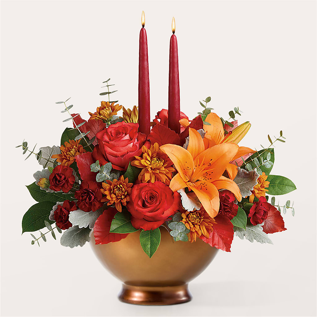 Fruits of Fall Centerpiece –  Floral Expressions, Auburn IL