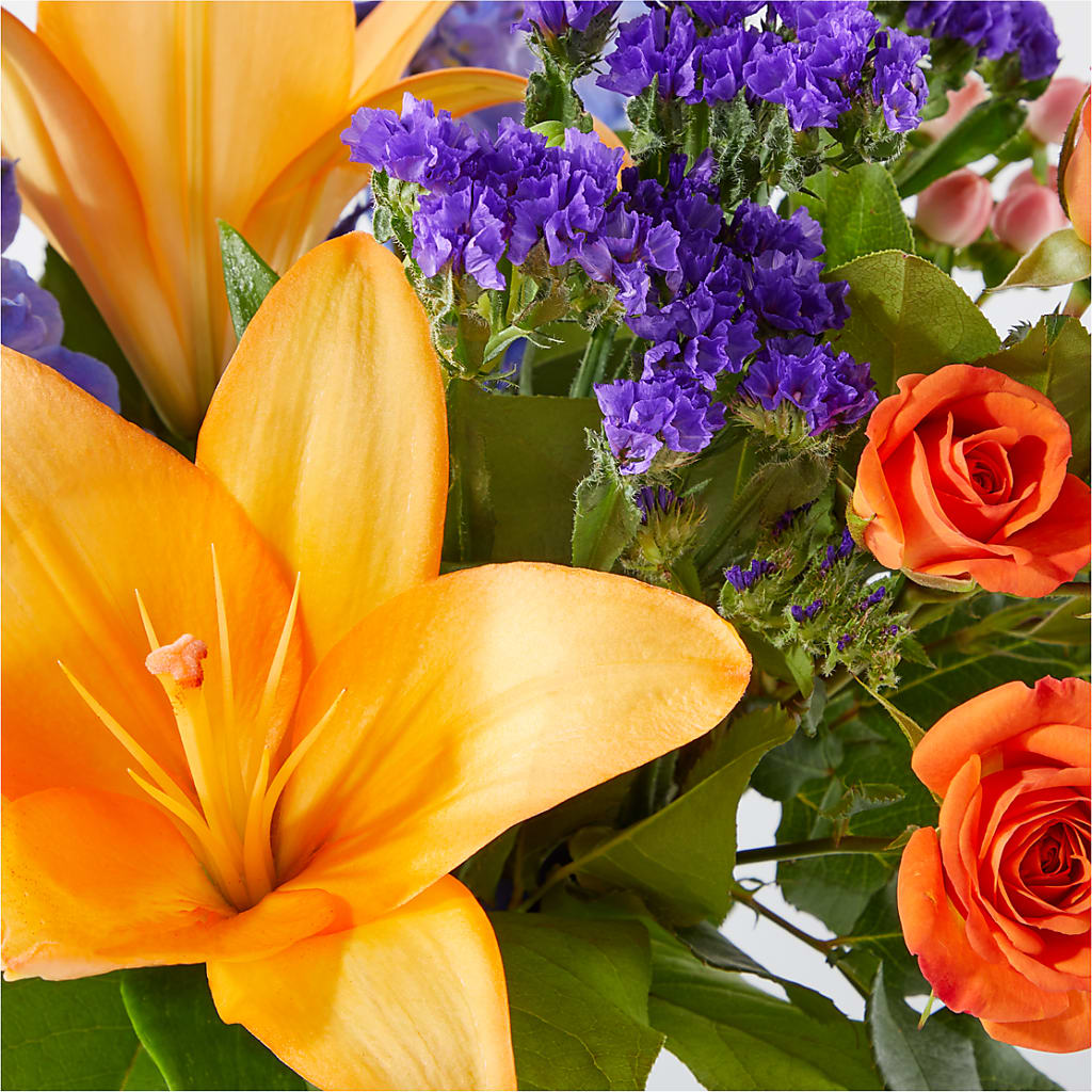 Radiant Citrus Bouquet –  Floral Expressions, Auburn IL