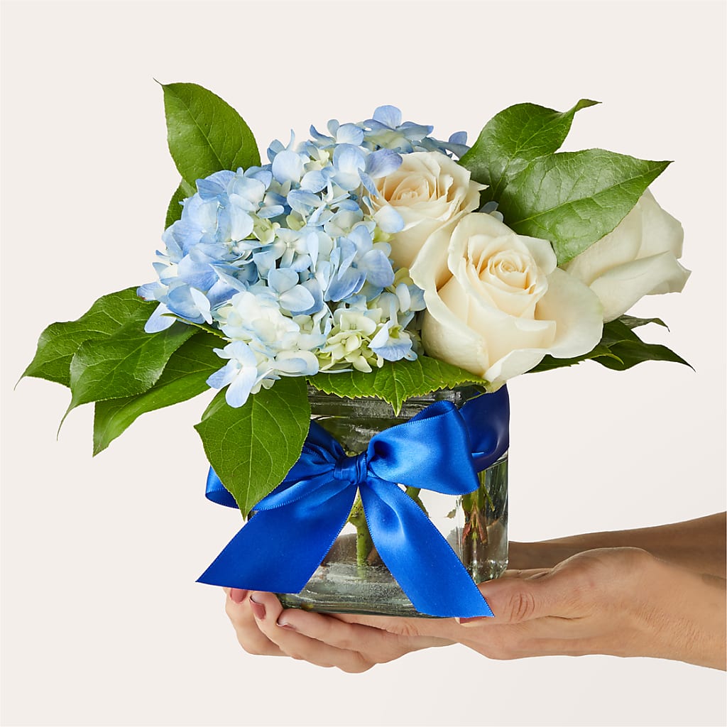 Sky Blue Delight Bouquet –  Floral Expressions, Auburn IL