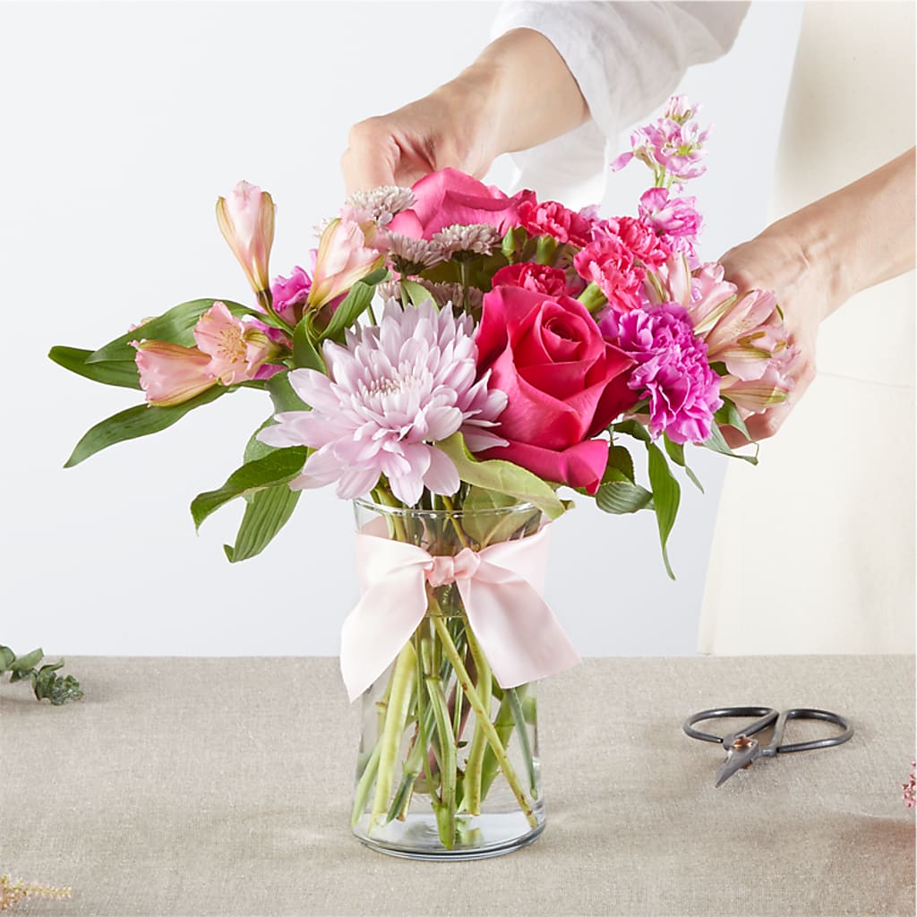 Pink Ribbon - A Florist Original –  Floral Expressions, Auburn IL
