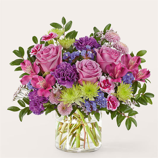 Glass Half Full Bouquet –  Floral Expressions, Auburn IL