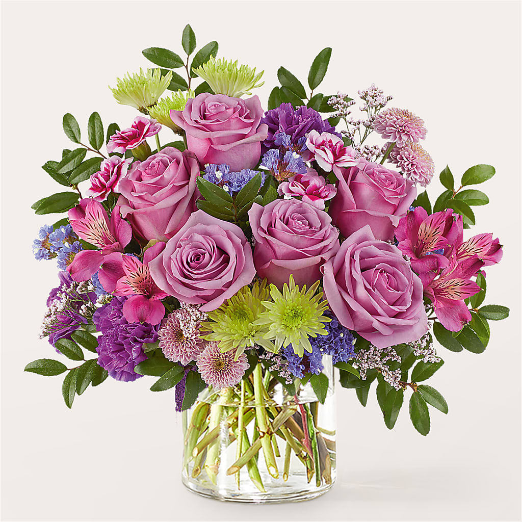 Glass Half Full Bouquet –  Floral Expressions, Auburn IL