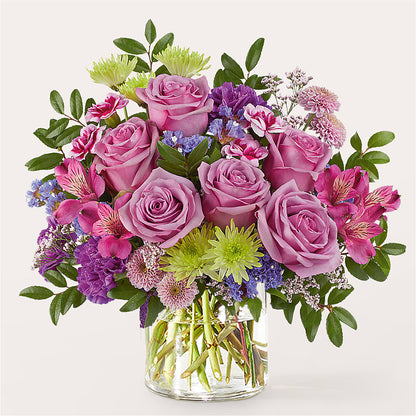 Glass Half Full Bouquet –  Floral Expressions, Auburn IL