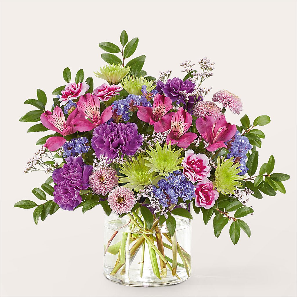 Glass Half Full Bouquet –  Floral Expressions, Auburn IL