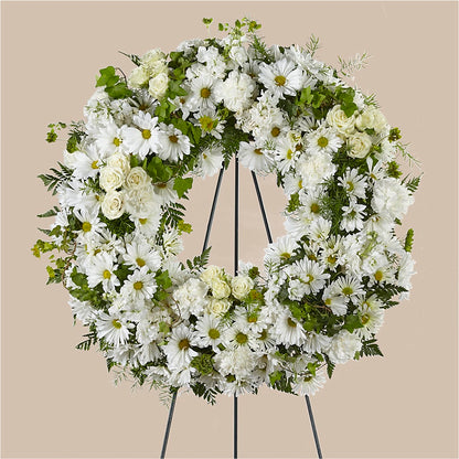 Faithful Wishes Wreath –  Floral Expressions, Auburn IL