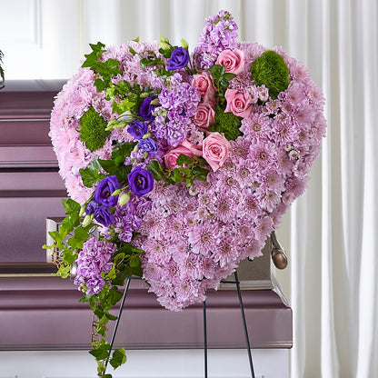 Treasured Love Standing Heart –  Floral Expressions, Auburn IL
