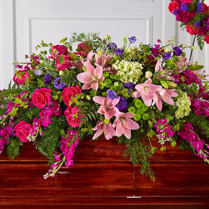 Radiant Tribute Casket Spray –  Floral Expressions, Auburn IL