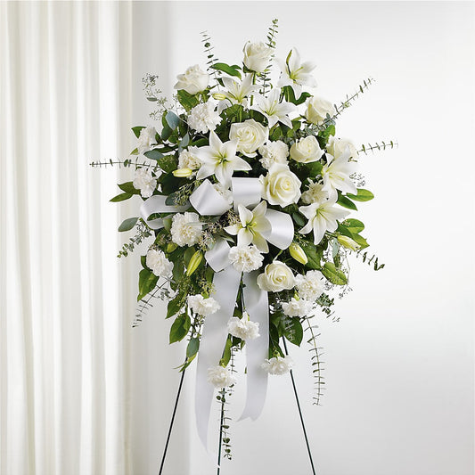 With Care Standing Spray –  Floral Expressions, Auburn IL