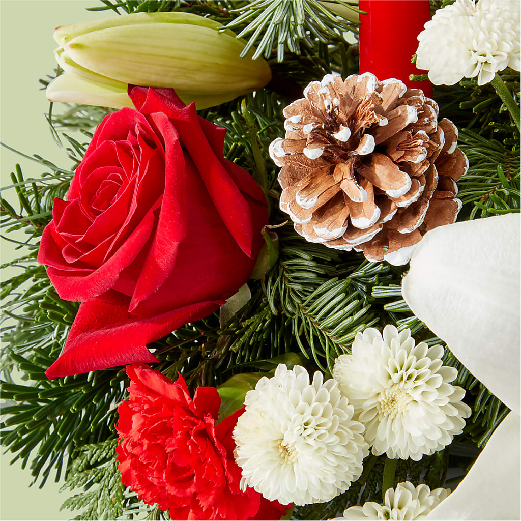 Seasonal Festivities Centerpiece –  Floral Expressions, Auburn IL
