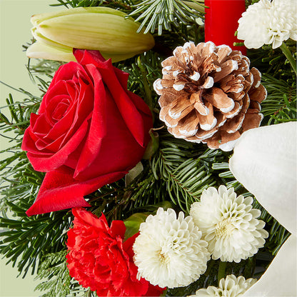 Seasonal Festivities Centerpiece –  Floral Expressions, Auburn IL