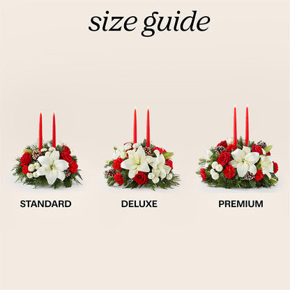 Seasonal Festivities Centerpiece –  Floral Expressions, Auburn IL