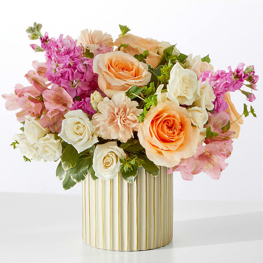 Paradise Bouquet with Ivory Vase –  Floral Expressions, Auburn IL