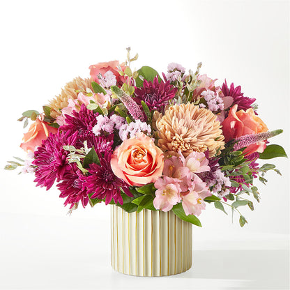 Berry Cobbler Bouquet with Ivory Vase –  Floral Expressions, Auburn IL