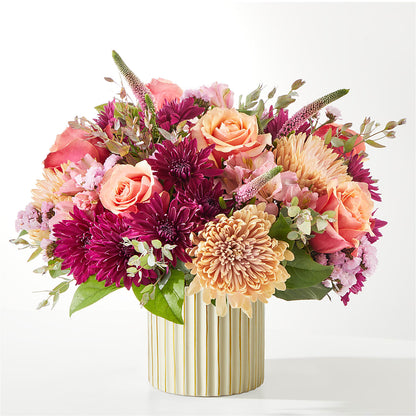 Berry Cobbler Bouquet with Ivory Vase –  Floral Expressions, Auburn IL