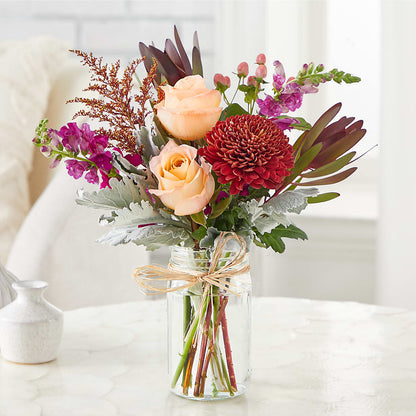 Moody Hues Bouquet –  Floral Expressions, Auburn IL