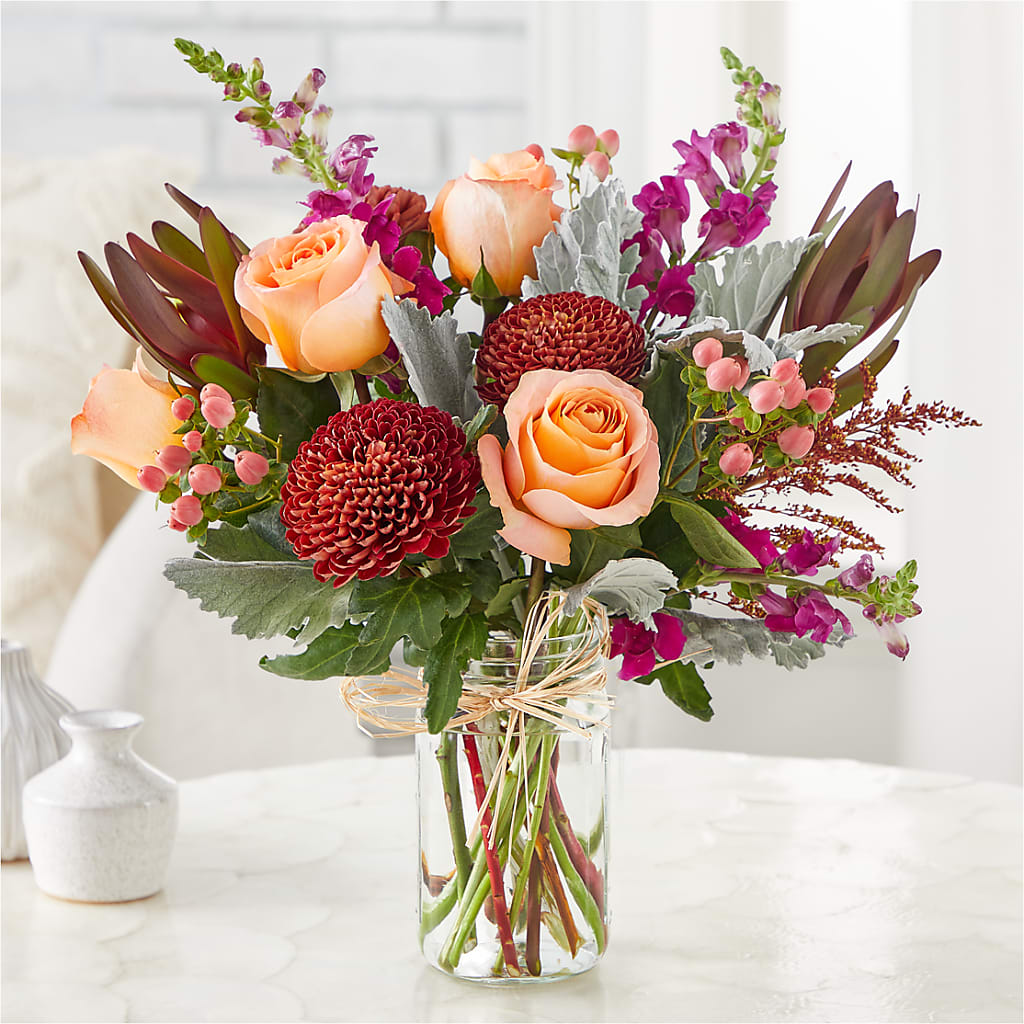Moody Hues Bouquet –  Floral Expressions, Auburn IL