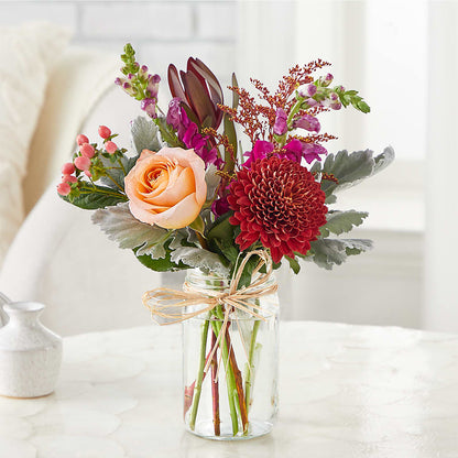 Moody Hues Bouquet –  Floral Expressions, Auburn IL