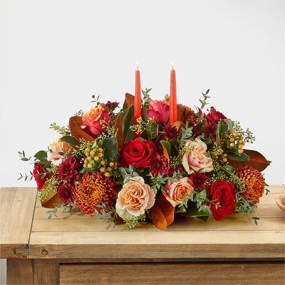 Gather Near Centerpiece –  Floral Expressions, Auburn IL