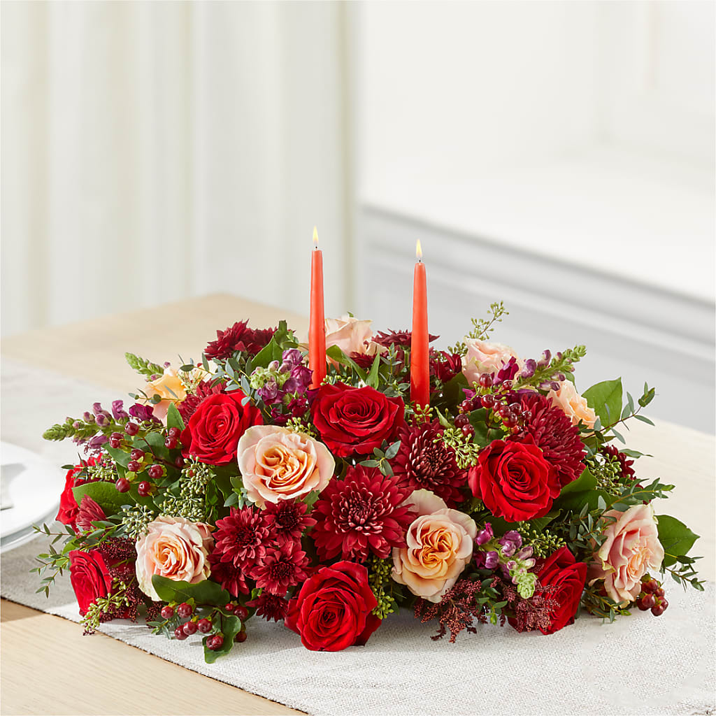 Most Thankful Centerpiece –  Floral Expressions, Auburn IL