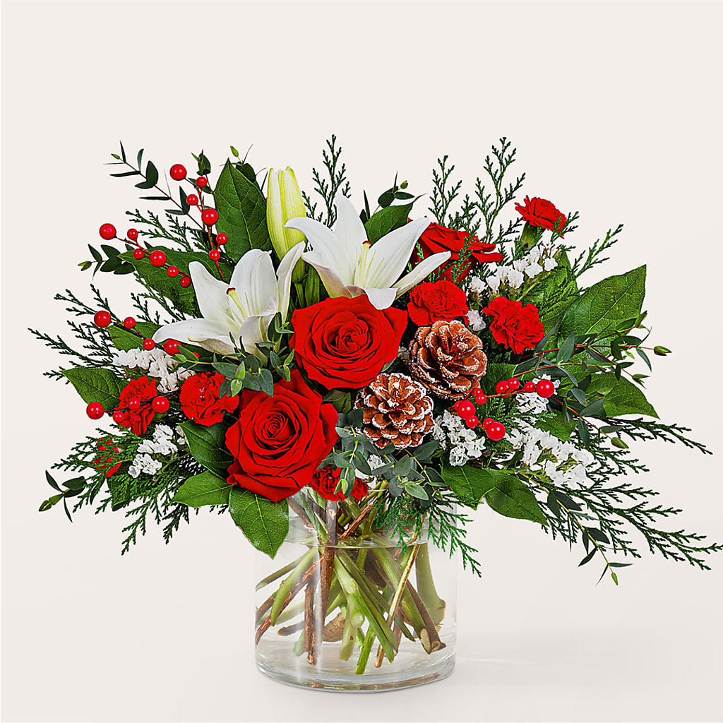 Best in Snow Bouquet –  Floral Expressions, Auburn IL