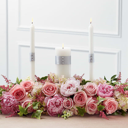 Worldwide Romance Unity Candle Arrangement –  Floral Expressions, Auburn IL